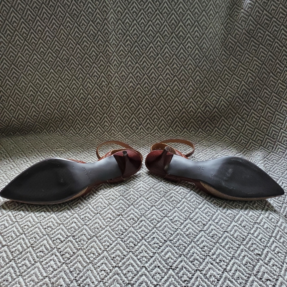 Nine West Ankle Strap Leather Heel - Picture 7 of 11